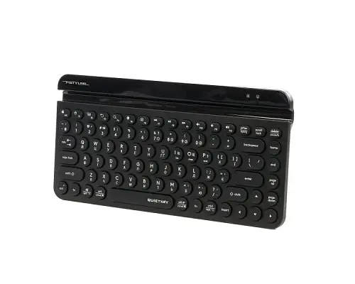 Клавіатура A4Tech FBK30 Fstyler, Black, Bluetooth / 2.4 GHz / USB, 1 х AA, мембранні/плоскі/круглі кнопки (86 шт.), радіус дії до 10 м - фото 5