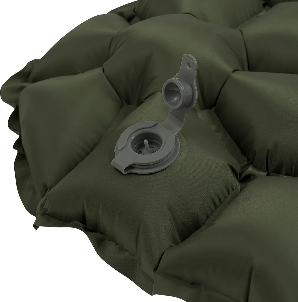 Килимок надувний Highlander Nap-Pak Inflatable Sleeping Mat 5 cm Olive (AIR071) - фото 8