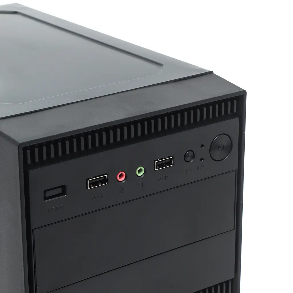 Корпус Casecom GN-1718 500W-120mm USB 3.0 mATX, Чорний - фото 5
