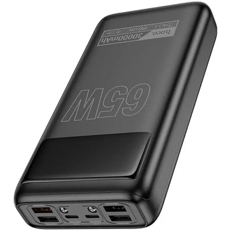 Батарея універсальна HOCO 30000mAh Apollo PD/65W QC/3.0 Black (DB81 / 714720) - фото 2
