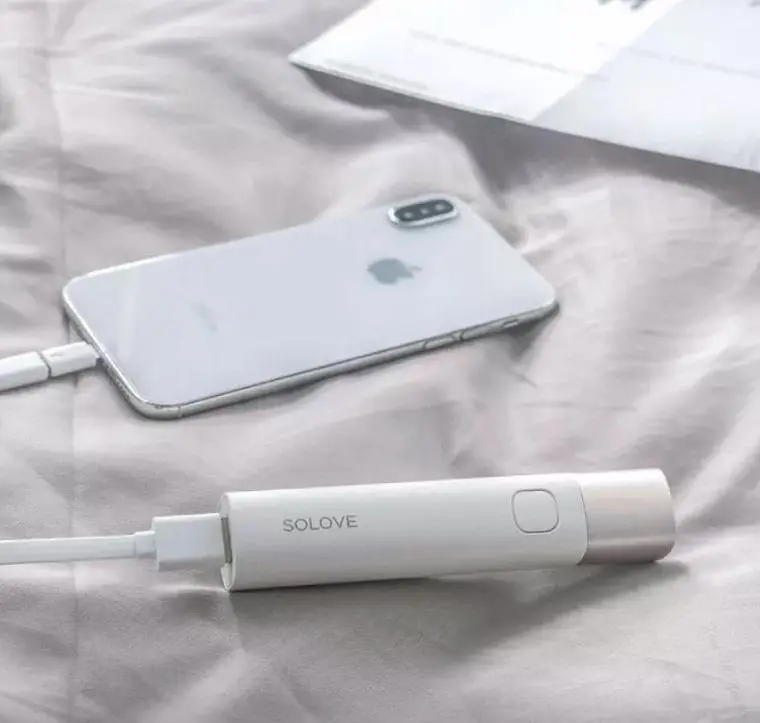Портативний ліхтарик Xiaomi SOLOVE X3S з функцією Power Bank (White) [67393] - фото 2