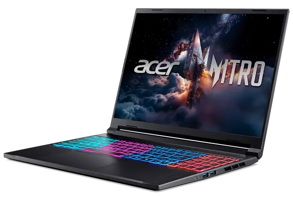 Ноутбук Acer Nitro V 16S AI ANV16S-61-R9MB (NH.QXNEU.004) Obsidian Black - фото 3