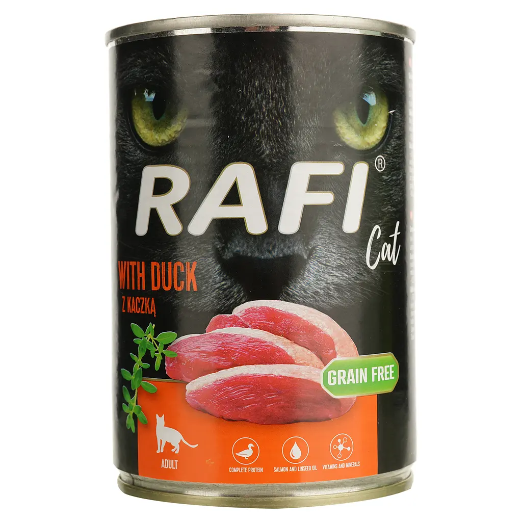 Влажный корм для котов Dolina Noteci Rafi cat с уткой, 400 г (DN237-303824) - фото 2