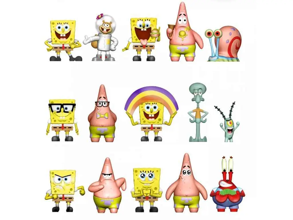 Фігурка SPONGEBOB колекційна сюрприз Губка Боб асорті - фото 2
