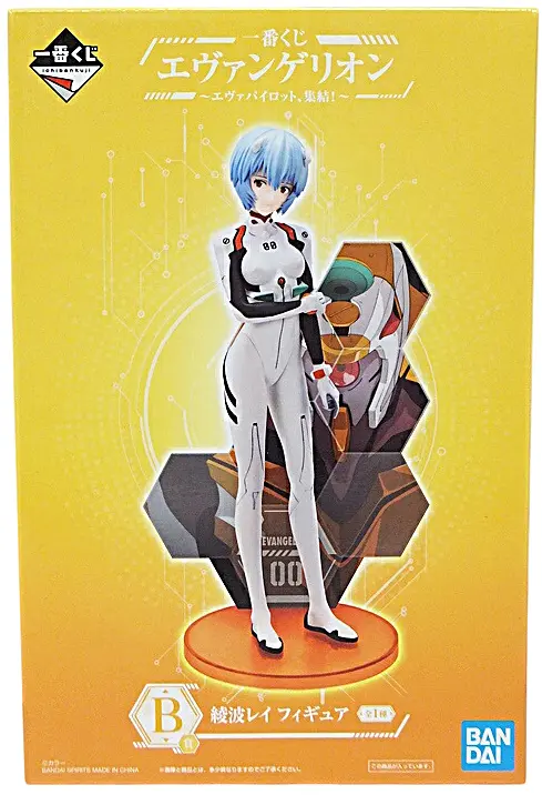 Фигурка Bandai Аянами Рей Евангелион Rei Ayanami Evangelion в черном костюме 21 см B EVA AR B 21 - фото 4