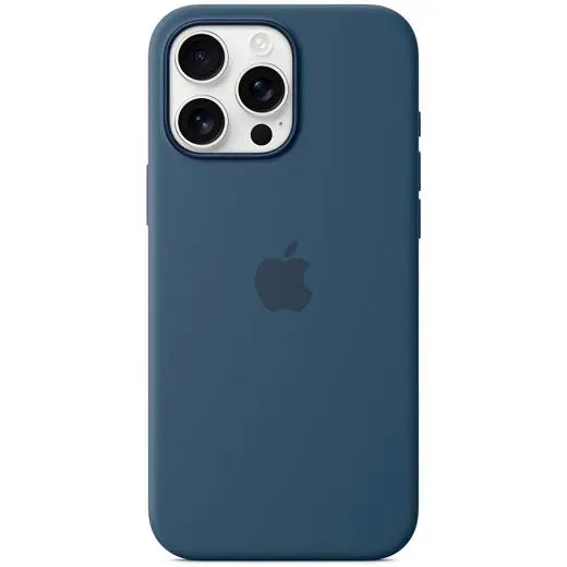 Силіконовий чохол CasePro Silicone Case with MagSafe Denim для iPhone 16 Pro Max - фото 4