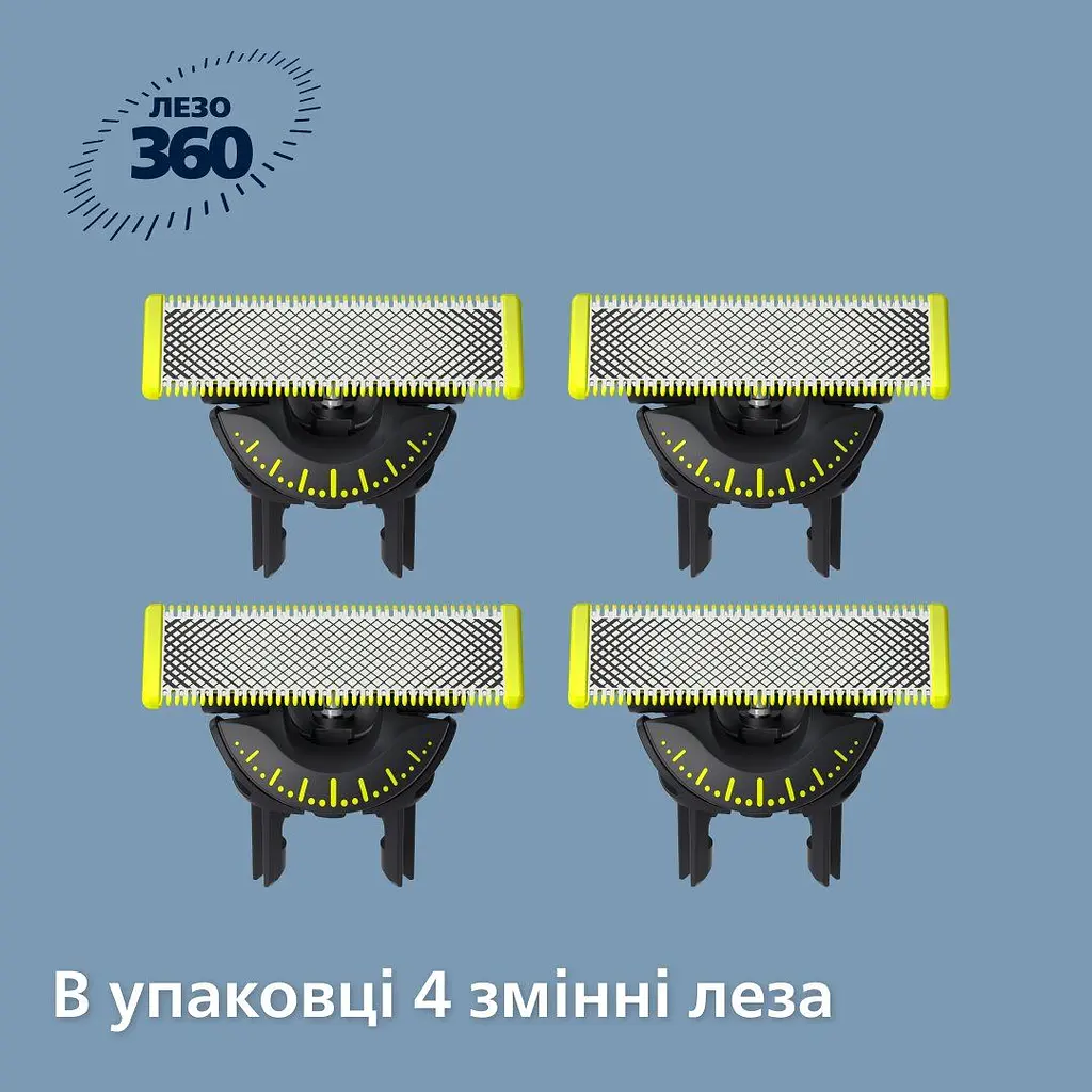 Змінне лезо Philips OneBlade 360 (QP440/50) - фото 5