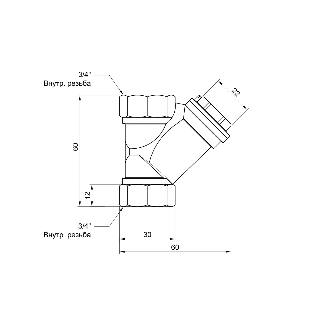 Фільтр SD Plus 3/4" SD124W20 - фото 2
