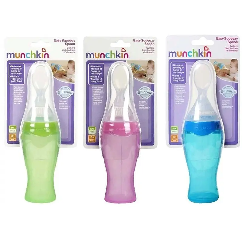 Ложка-контейнер Munchkin Easy Squerezy Spoon від 4 міс - фото 3