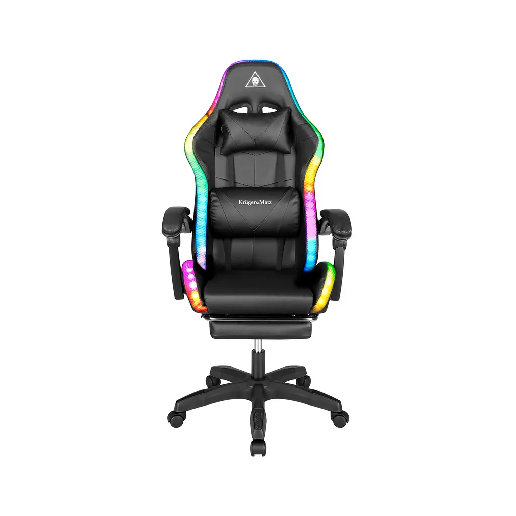 Кресло геймерское Kruger & Matz GX-150 с подсветкой RGB - фото 8