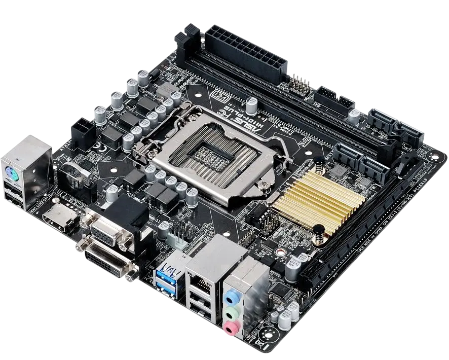 Материнская плата Asus H110I-Plus LGA 1151v1 (H110I-PLUS) Б/У - фото 3