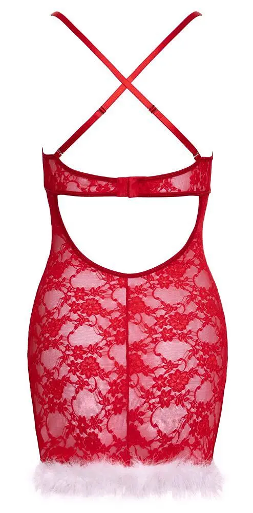 Сорочка Cottelli Lingerie X-Mas L/XL (красный) - фото 6