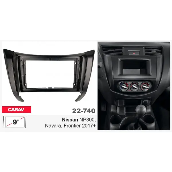 Переходная рамка Nissan Navara, NP300, Frontier Carav 22-740 - фото 5
