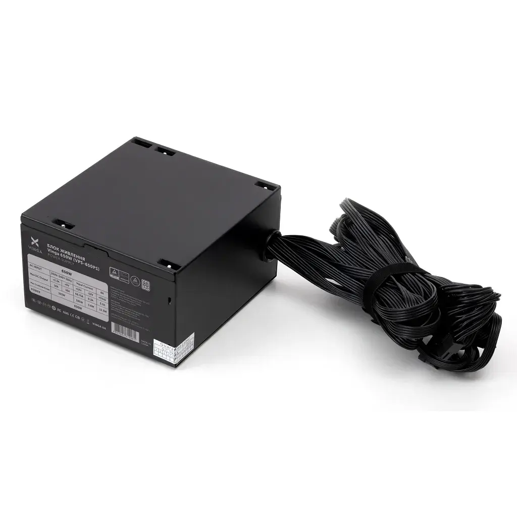 Блок живлення Vinga 650W ОЕМ (VPS-650P1) - фото 4