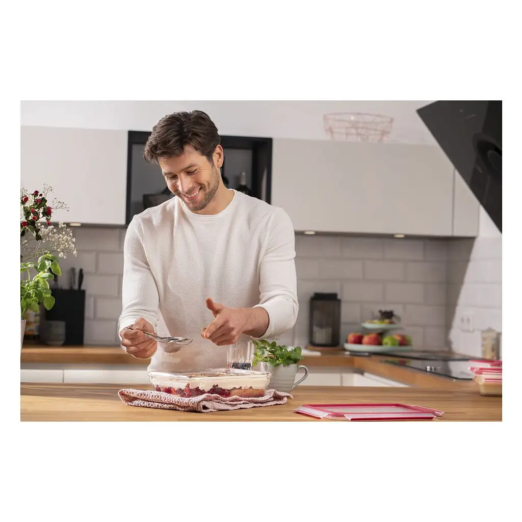 Харчовий контейнер Tefal Masterseal Glass Red 2 л (N1041110) - фото 5