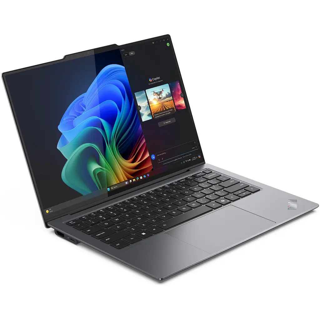 Ноутбук Lenovo ThinkPad X9-14 Gen 1 з процесором Intel Core Ultra 5 228V pana la 4.5GHz, 14" WUXGA, OLED, 32GB LPDDR5x RAM, 512GB SSD, Intel Arc графікою, Windows 11 Pro, сірий, 3y on- - фото 5