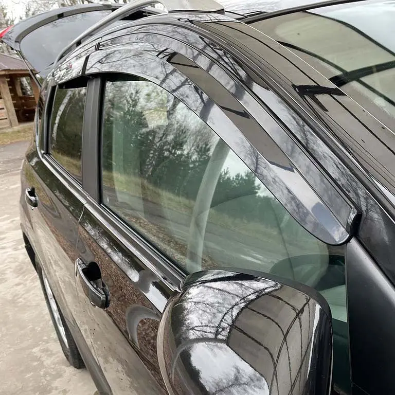Дефлектори вікон вітровики Nissan Qashqai 2007-2014 скотч SunPlex (SP-S-76) - фото 7