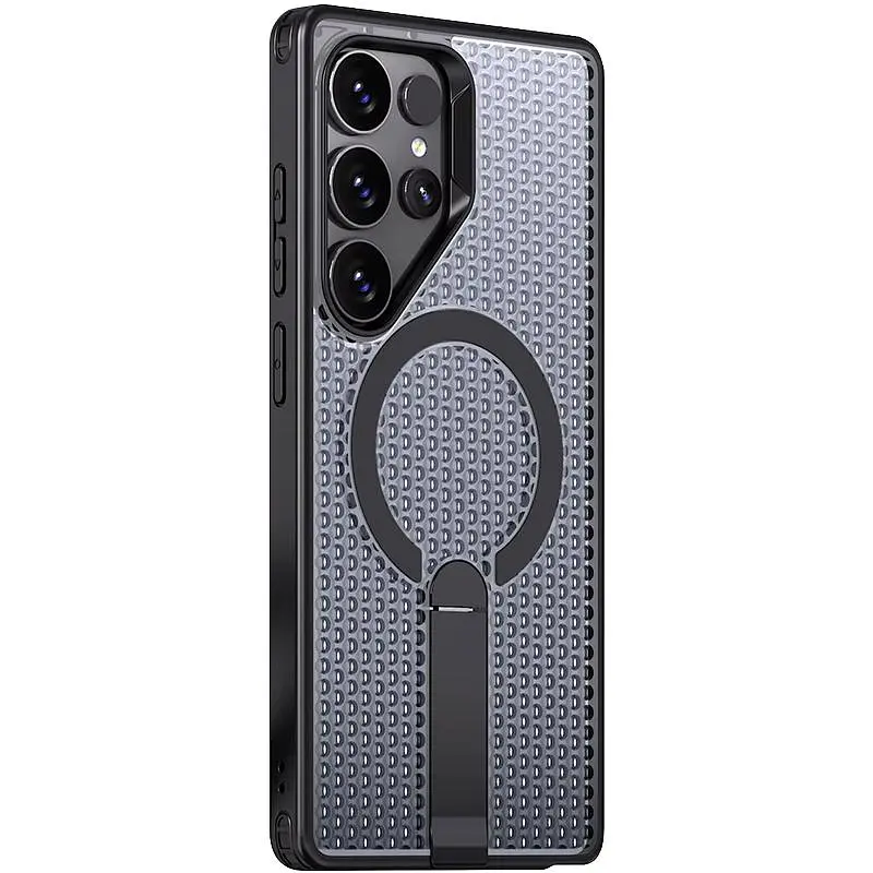 Чохол Epik TPU Breeze with MagSafe stand для Samsung Galaxy S26 Ultra Black - фото 2