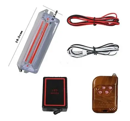 Страбоскоп Світлодіодний 12-24V / LED 4 шт. / 12 Режимів / Синій (BS-1-4-6LED B) - фото 2
