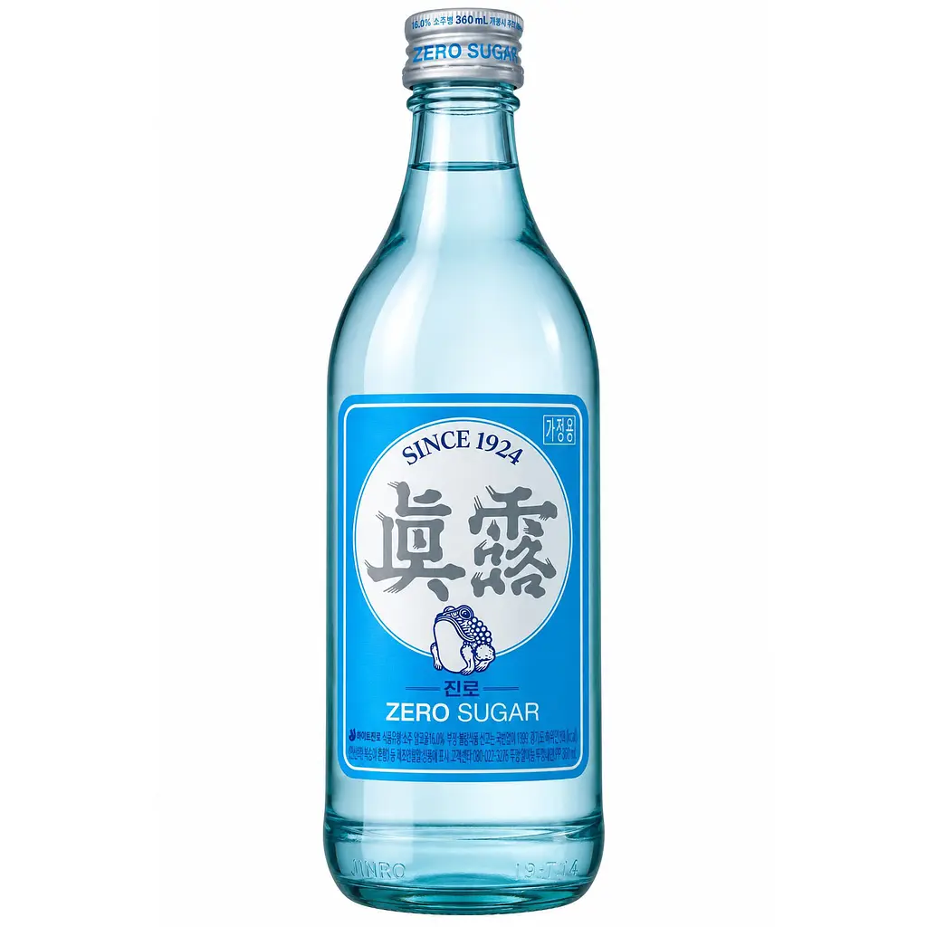 Соджу Jinro Is Back Zero Sugar 16% 360 мл