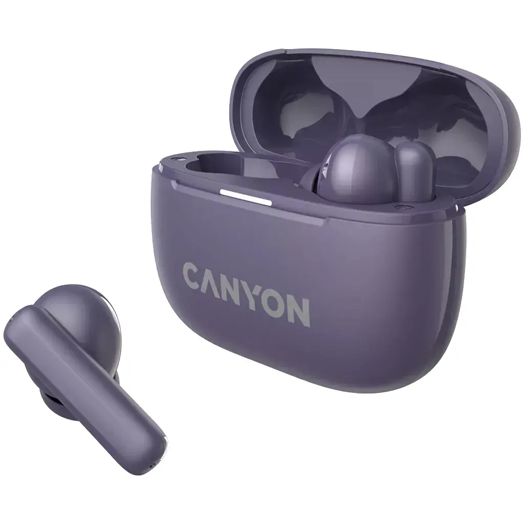 Навушники Canyon TWS-10 OnGo ANC ENC Purple (CNS-TWS10PL) - фото 4