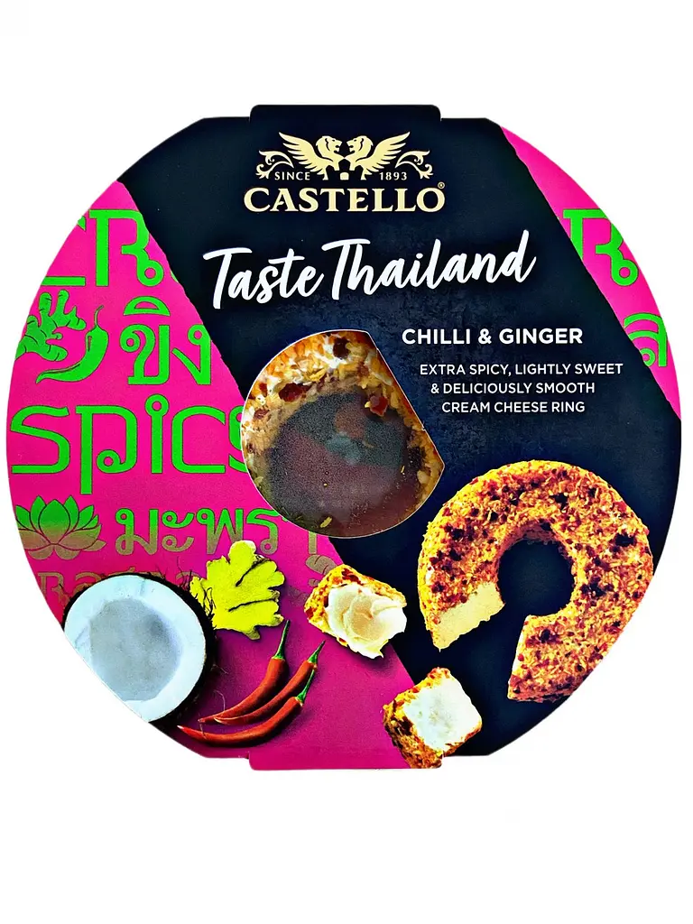 Крем- сир CASTELLO з чілі та імбірем 30% 125 г.