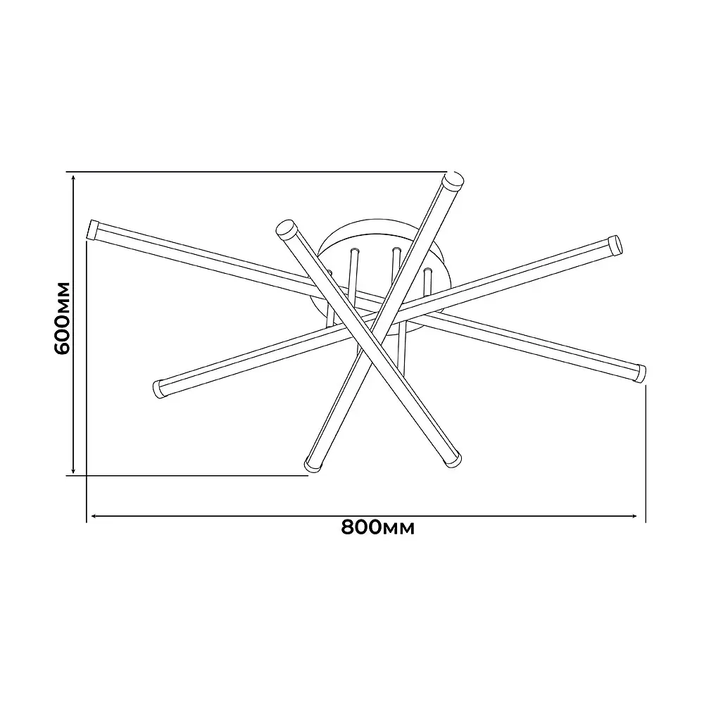 Світильник LED smart ROLEX+пульт 80W 3000-5000K IP20 прямокутник білий + золото Violux ( 220965 ) - фото 9