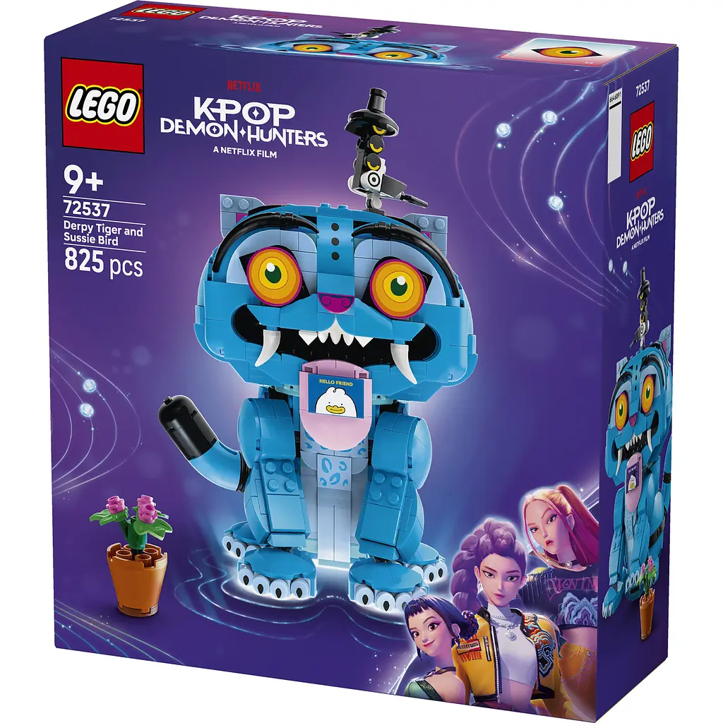 Конструктор LEGO KPop Demon Hunters Тигр Дерпі та пташка Сассі 825 ел. (72537) - фото 4