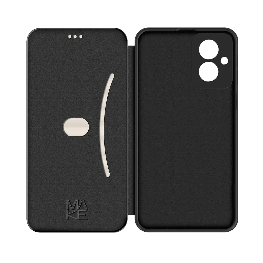 Чехол-книга Make Motorola G55 Flip Black - фото 4