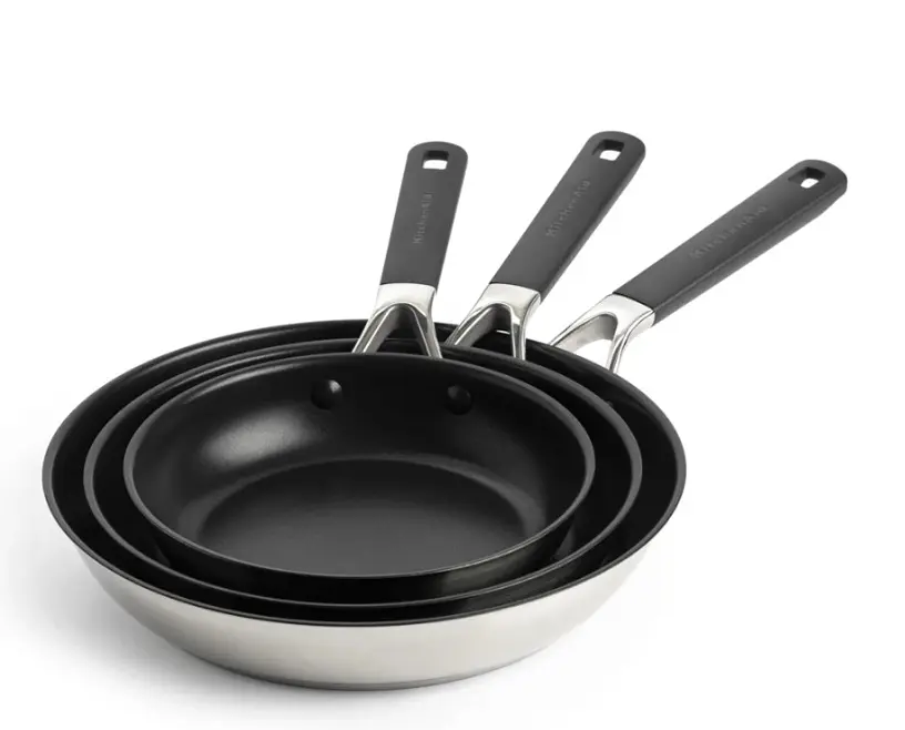 Набір сковорідок KitchenAid CSS 3 предмети чорний СС005708-001