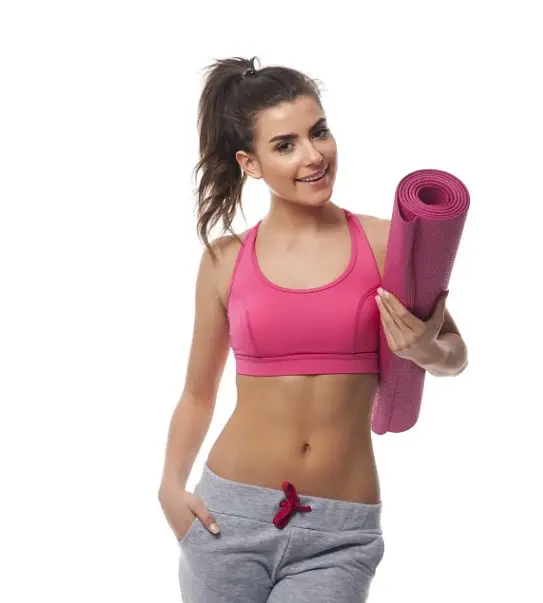 Килимок для йоги та фітнесу Power System PS-4014 PVC Fitness Yoga Mat Pink (173x61x0.6) (PS-4014_Pink) - фото 8