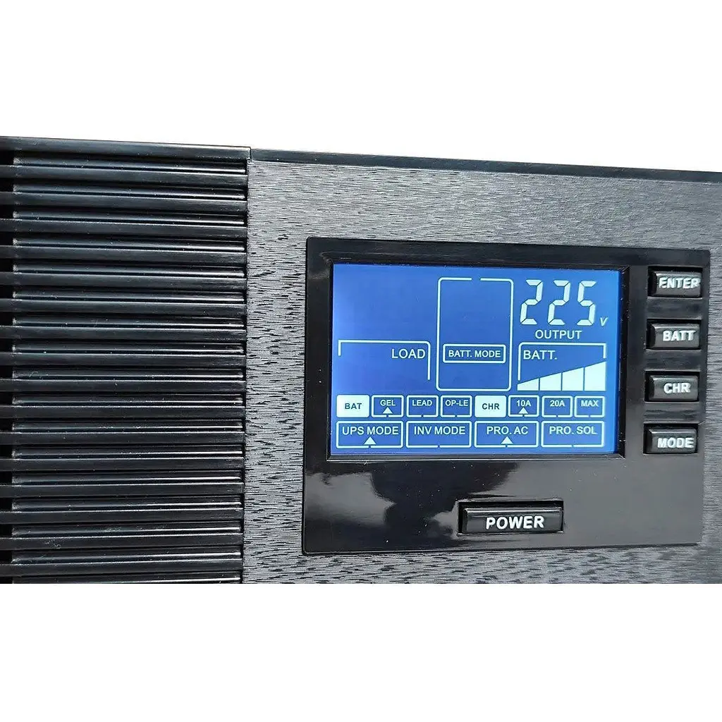 Гібридний сонячний інвертор Brazzers BRZ-SOLAR-1200 12V [153830] - фото 3