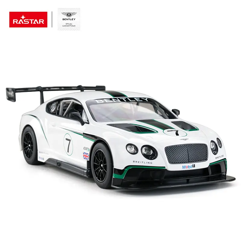 Машинка Bentley Continental GT3 белый RASTAR модель 1:14 Автомобиль на дистанционном управлении + пульт 2,4 ГГц - фото 5