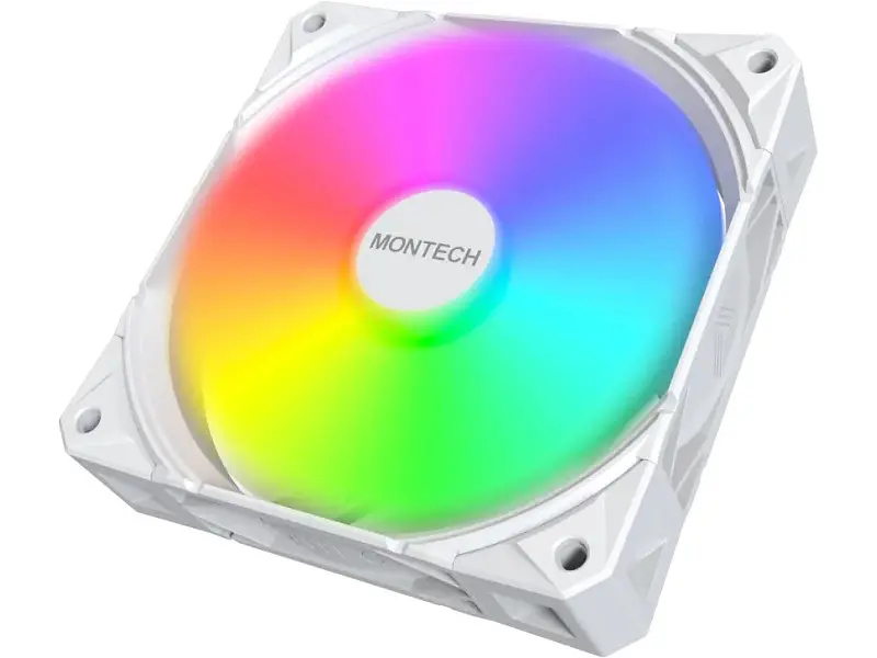 Корпусний вентилятор Montech E28 ARGB 3-Pack White - фото 3