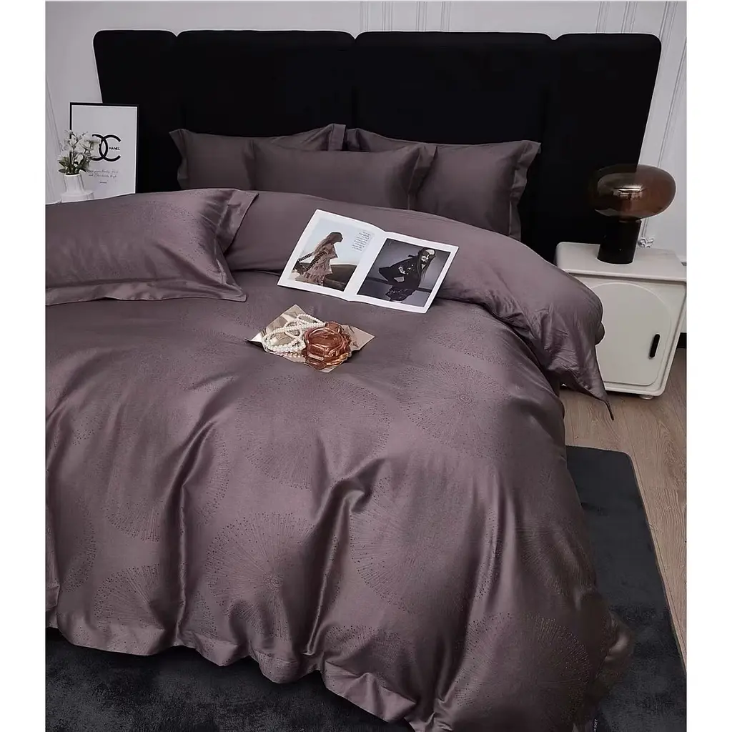 Комплект постільної білизни Soho Boutique євро Сircle Plum (A130088) - фото 1