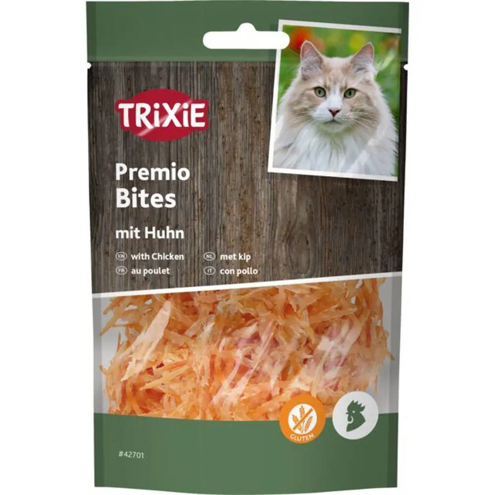 Ласощі для котів Trixie PREMIO Chicken Filet Bites курка 50 г
