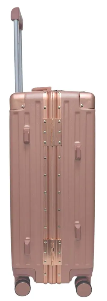 Валіза середня M Madisson Snowball 66503 M 64x43x26 см 100% полікарбонат на клямках Рожеве золото - фото 5
