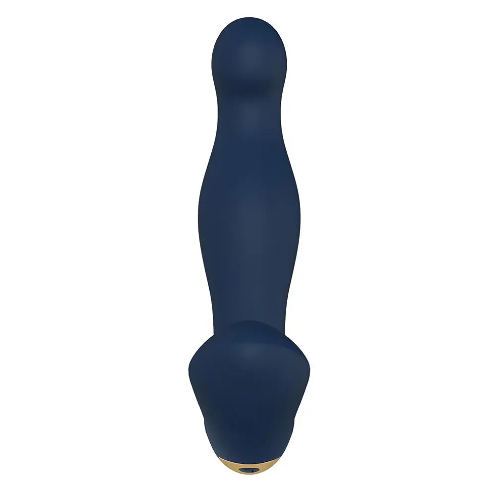 Вібростимулятор простати Dreamtoys Goddess Collection Arges, 14.8 см синій - фото 3