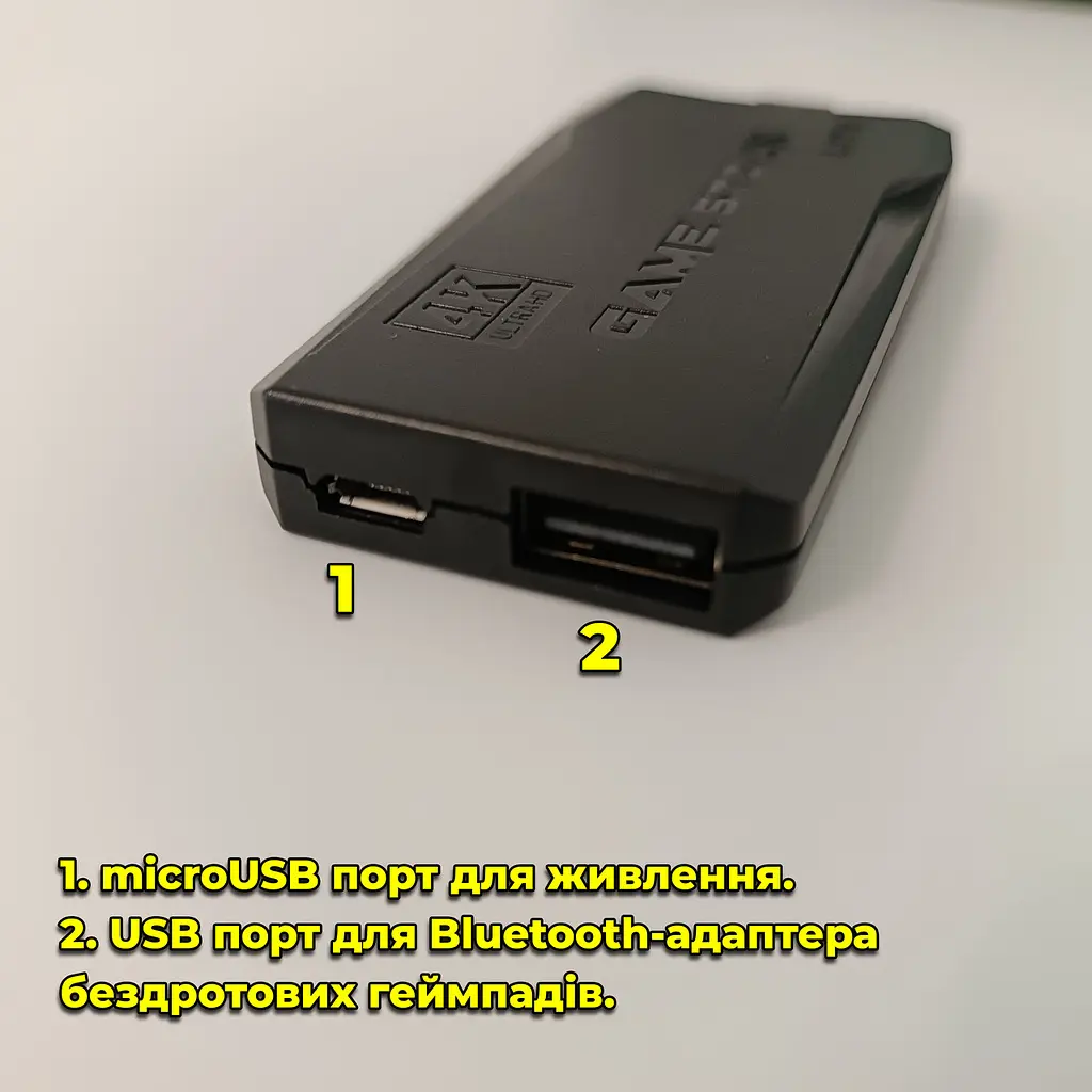Ігрова приставка Game Stick HDMI 10000 ігор. Ретро консоль. 2 геймпада як у PlayStation. Dendy Sega - фото 5