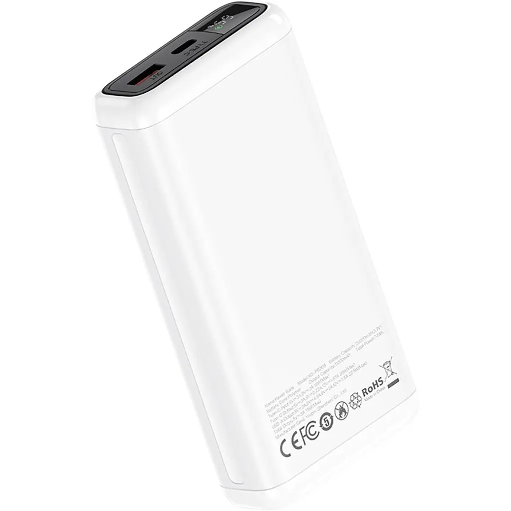 Зовнішній акумулятор XO PB309 20000mAh 22.5W White [163284] - фото 2