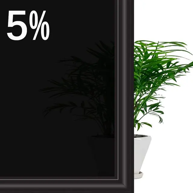 Тонувальна плівка Професійна VLT 5% IR 60% UV 90% Ширина 75 см Довжина 1 Метр Антицарапка (AS05) - фото 3