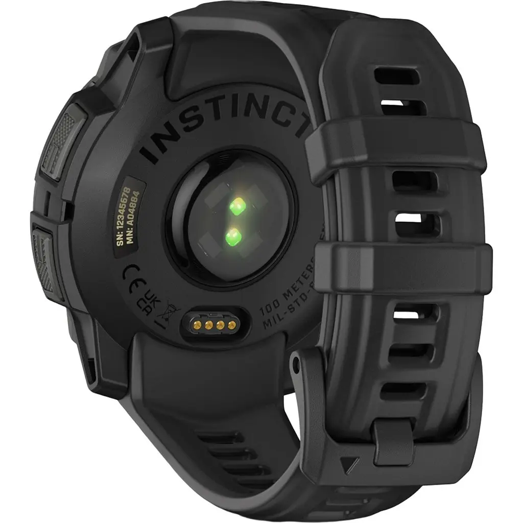 Смарт-годинник Garmin Instinct 3 AMOLED 45mm Black with Black Band [010-02936-00] [125556] - фото 4