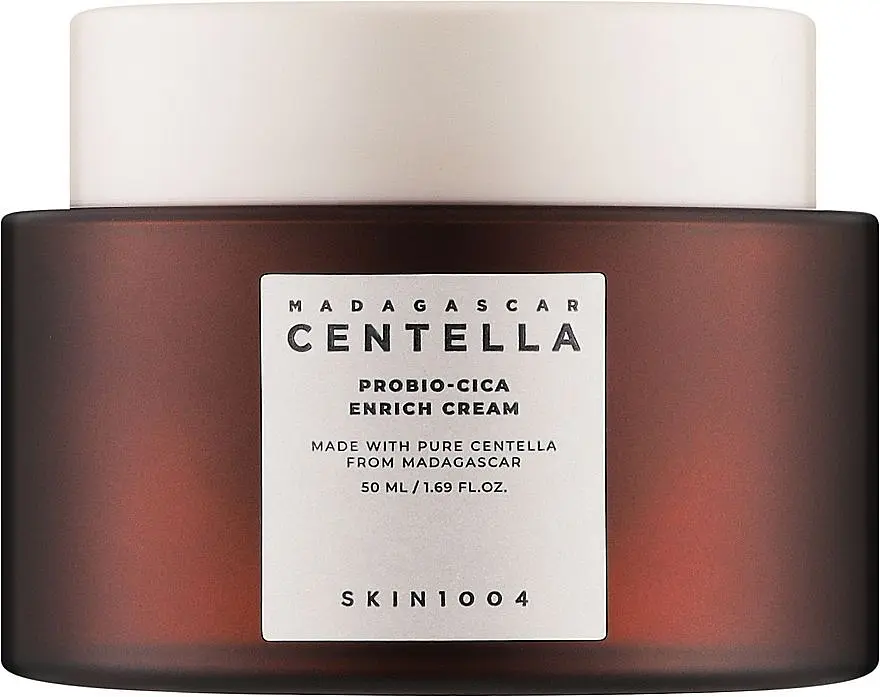 Живильний крем для обличчя з пробіотиками 50 мл SKIN1004 Madagascar Centella Probio-Cica Enrich Cream - фото 3