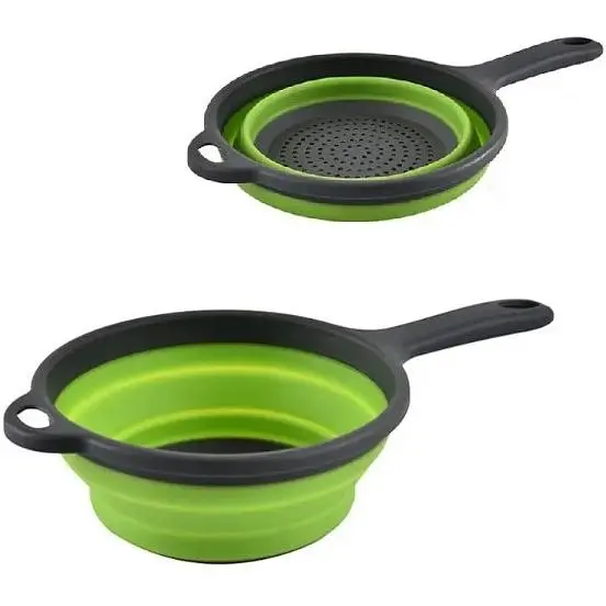 Друшляк-трансформер з ручкою Stenson МН-3826S green (35221) - фото 2