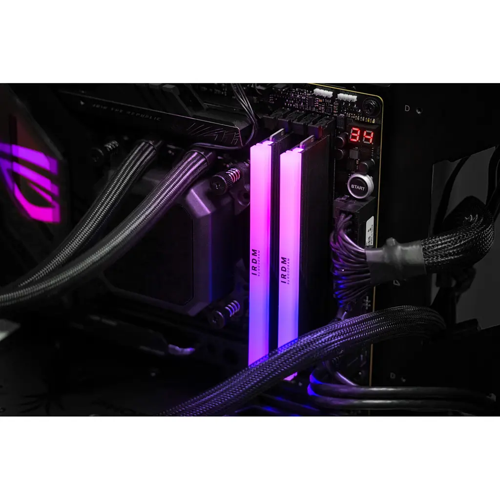 Модуль пам'яті для комп'ютера DDR5 32GB (2x16GB) 6000 MHz IRDM RGB Black Goodram (IRG-60D5L30S/32GDC) - фото 6