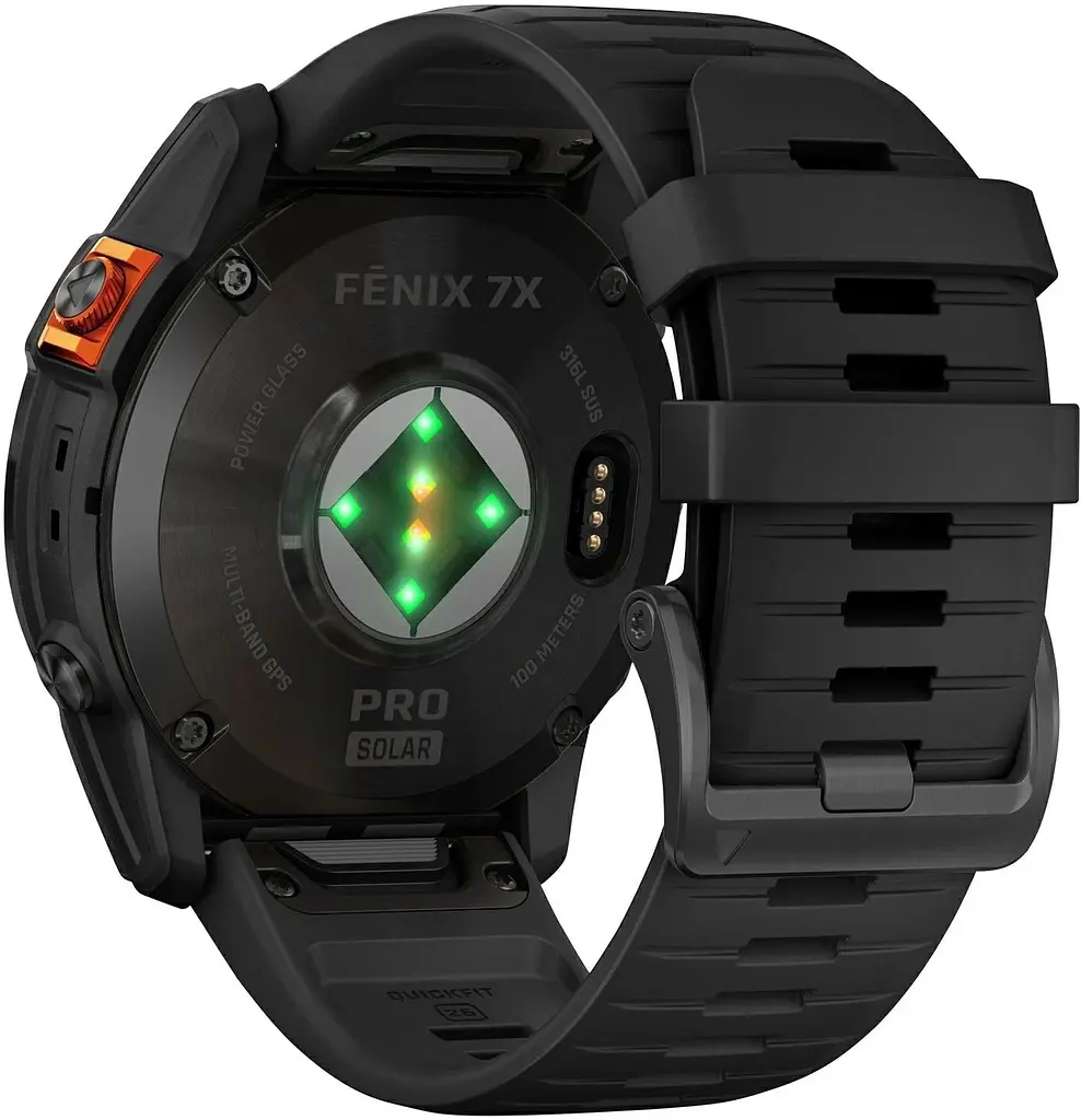 Смарт-часы Garmin Fenix 7X Pro Solar Slate Grey w. Black Band (010-02778-00/01) - фото 4