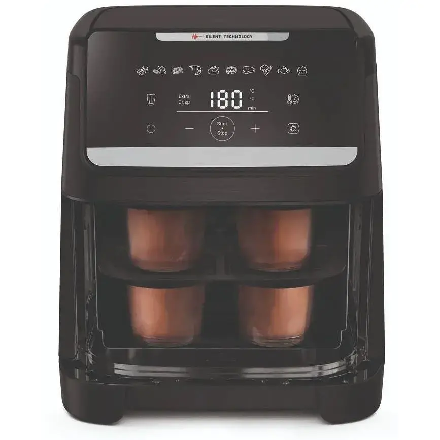 Мультипечь Tefal Easy Fry Silence XXL 1800Вт 7 л черный - фото 4