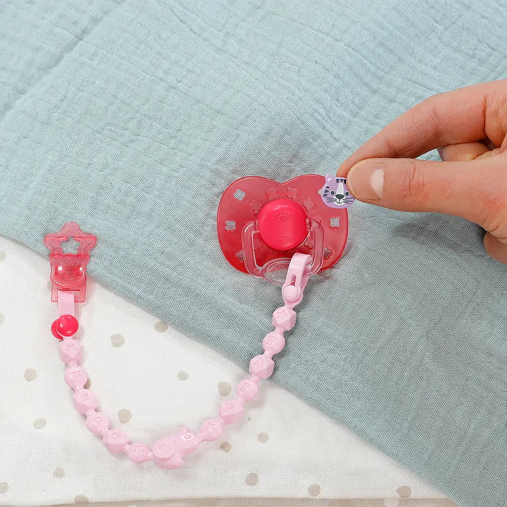 Пустушка для ляльки Baby Born на кліпсі рожева (838679-2) - фото 5