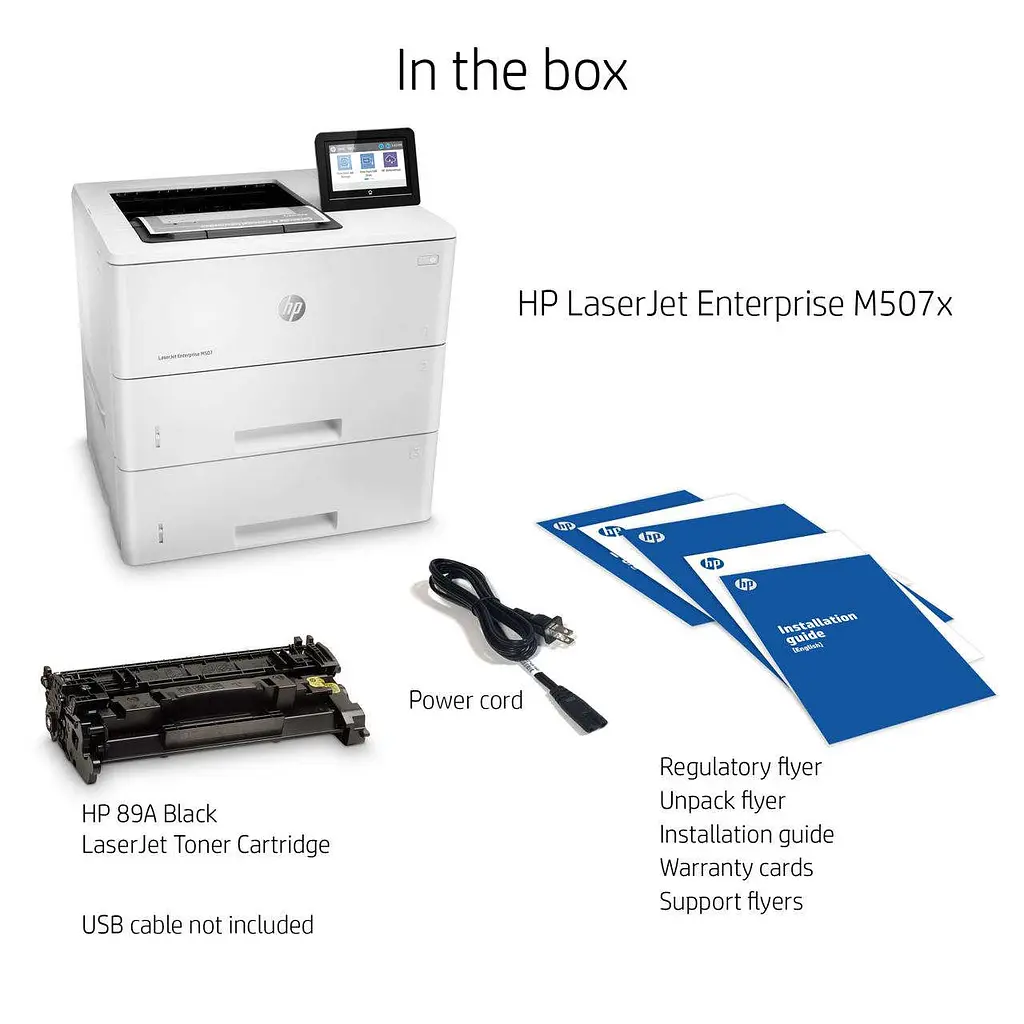 Принтер HP LJ Enterprise M507x (1PV88A) - фото 10