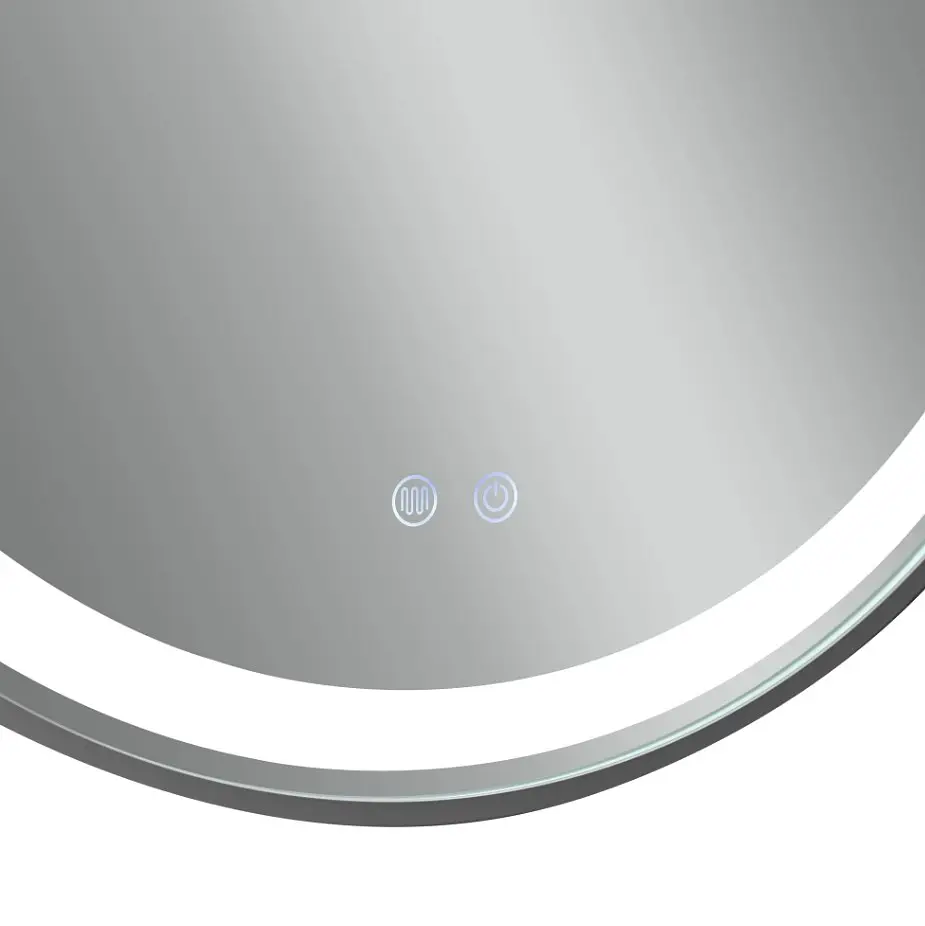 Дзеркало Qtap Gemini (GE1) овальне з LED-підсвічуванням Touch QT2578R8072B - фото 11